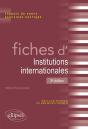 Fiches D'Institutions Internationales 3e Edition - Preview