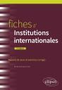 Fiches D'Institutions Internationales (5e Édition) - Preview