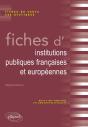 Fiches D'Institutions Publiques Françaises Et Européennes - Preview