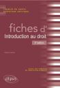 Fiches D'Introduction Au Droit 3e Edition - Preview