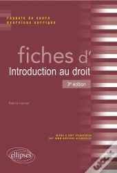 Fiches D'Introduction Au Droit 3e Edition