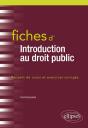 Fiches D'Introduction Au Droit Public ; Rappels De Cours Et Exercices Corrigés - Preview