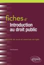 Fiches D'Introduction Au Droit Public - Preview