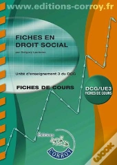 Fiches En Droit Social - Ue 3 Du Dcg