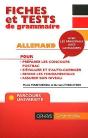 Fiches Et Tests De Grammaire ; Allemand - Preview