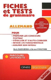 Fiches Et Tests De Grammaire ; Allemand