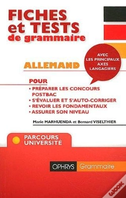 Capa do artigo Fiches Et Tests De Grammaire ; Allemand