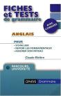 Fiches Et Tests De Grammaire ; Anglais ; Parcours Université - Preview
