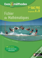 Fichier De Mathematiques 1re Bac Pro (Exos & Methodes) Groupements A Et B 2017 - Eleve