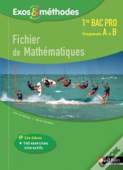 Capa do artigo Fichier De Mathematiques 1re Bac Pro (Exos & Methodes) Groupements A Et B 2017 - Eleve