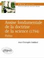 Fichte, Assise Fondamentale De La Doctrine De La Science (1794) - Preview