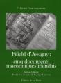 Fifield D'Assigny ; Cinq Documents Maçonniques Irlandais - Preview