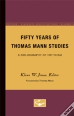 Capa do artigo Fifty Years Of Thomas Mann Studies
