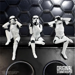Capa do artigo Figura Nemesis Now - Stormtrooper Three Wise Sentados 11CM