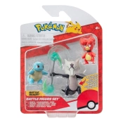 Capa do artigo Figuras Pokémon - Magby, Squirtle e Alolan Marowak