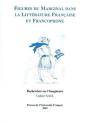 Figures Du Marginal Dans La Littérature Française Et Francophone - Preview