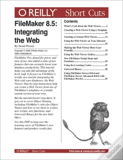 Capa do artigo Filemaker 8.5: Integrating The Web