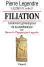 Filiation Lecons Iv, Suite 2 ; Fondement Genealogique De La Psychanalyse - Preview