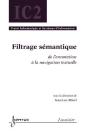 Filtrage Sémantique ; De L'Annotation À La Navigation Textuelle - Preview