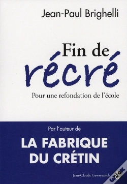 Capa do artigo Fin De Récré ; Pour Une Refondation De L'École