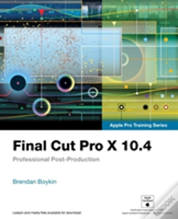 Capa do artigo Final Cut Pro X 10.4 - Apple Pro Training Series