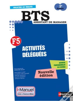 Capa do artigo Finalite 5 Activites Deleguees Bts 2 (Les Finalites) Licence Numerique Eleve I-Manuel+Ouvr Papier