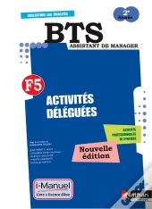 Finalite 5 Activites Deleguees Bts 2 (Les Finalites) Licence Numerique Eleve I-Manuel+Ouvr Papier