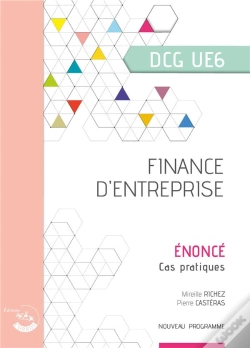 Capa do artigo Finance D'Entreprise - Enonce - Ue 6 Du Dcg