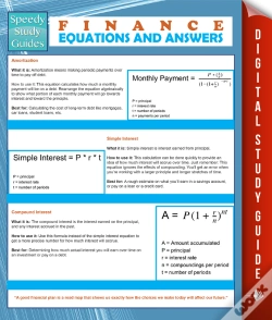 Capa do artigo Finance Equations And Answers (Speedy Study Guides)