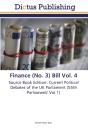 Finance  No. 3  Bill Vol. 4 - Preview