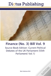 Capa do artigo Finance  No. 3  Bill Vol. 9