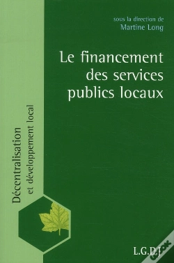 Capa do artigo Financement Des Services Publics Locaux
