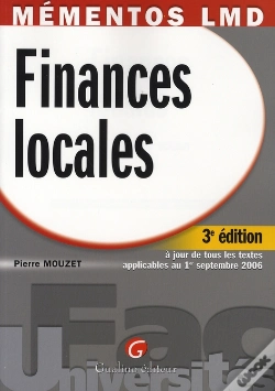 Capa do artigo Finances Locales (3e Édition)