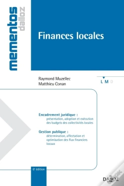 Capa do artigo Finances Locales (6e Édition)