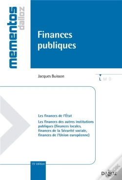 Capa do artigo Finances Publiques (15e Édition)