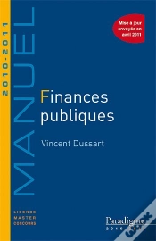 Capa do artigo Finances Publiques 2010/2011