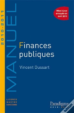 Capa do artigo Finances Publiques 2010/2011