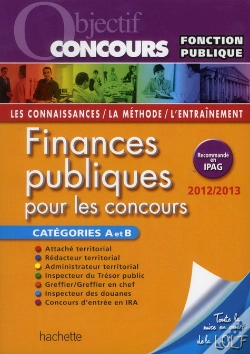 Capa do artigo Finances Publiques Cat A Et B 2012 2013