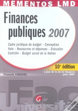 Capa do artigo Finances Publiques (Édition 2007)