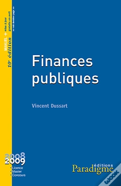 Capa do artigo Finances Publiques