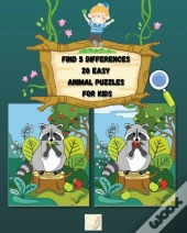 Find 5 Differences  20 Easy Animal Puzzles  For Kids