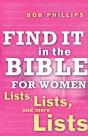 Find It In The Bible For Women - Preview