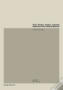 Capa do artigo Finite Element Analysis Assuming Rigid-Ideal-Plastic Material Behavior