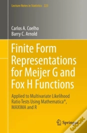 Capa do artigo Finite Form Representations For Meijer G And Fox H Functions