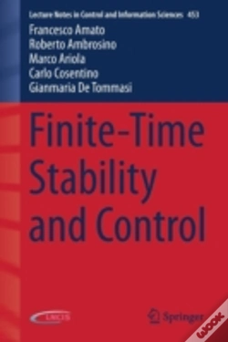 Capa do artigo Finite-Time Stability And Control