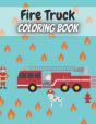 Fire Truck Coloring Book - Preview