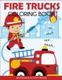 Fire Trucks Coloring Book - Preview