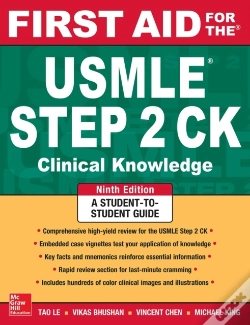 Capa do artigo First Aid For The Usmle Step 2 Ck, Ninth Edition