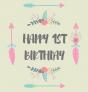 First Birthday Guest Book (Hardcover) - Preview