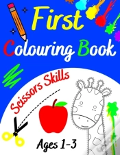 Capa do artigo First Colouring Book Ages 1-3 - Scissors Skills -